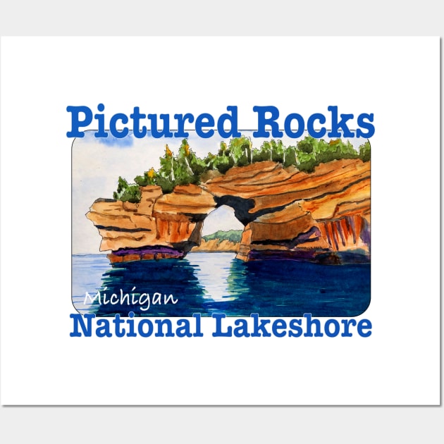 Pictured Rocks National Lakeshore, Michigan Wall Art by MMcBuck